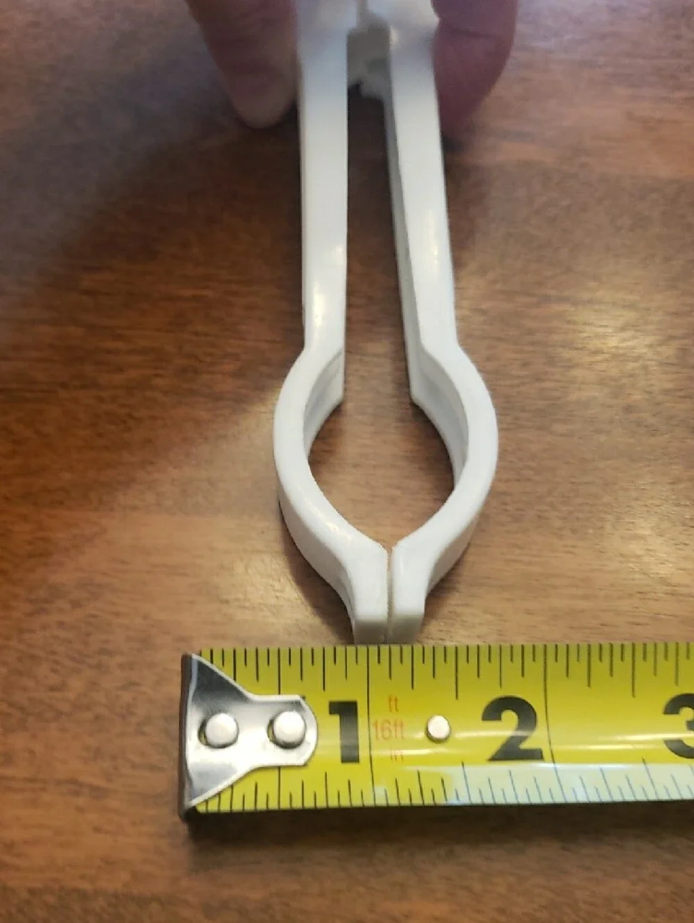Vtg White Muffin Splitter and Serving Tongs (Set Of 2)